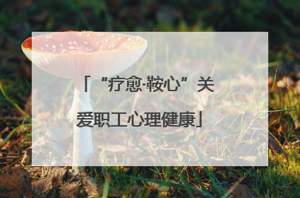 “疗愈·鞍心”关爱职工心理健康