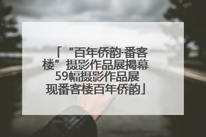 “百年侨韵·番客楼”摄影作品展揭幕 59幅摄影作品展现番客楼百年侨韵