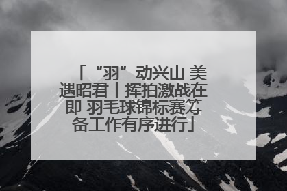 “羽”动兴山 美遇昭君丨挥拍激战在即 羽毛球锦标赛筹备工作有序进行
