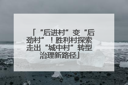 “后进村”变“后劲村”！胜利村探索走出“城中村”转型治理新路径