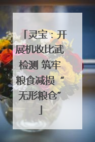灵宝：开展机收比武检测 筑牢粮食减损“无形粮仓”