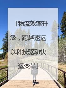 物流效率升级，跨越速运以科技驱动快运变革