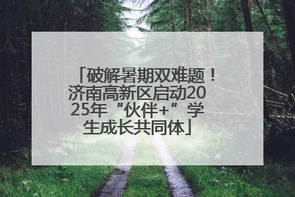 破解暑期双难题！济南高新区启动2025年“伙伴+”学生成长共同体