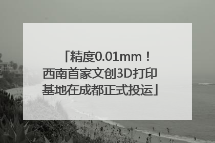 精度0.01mm！西南首家文创3D打印基地在成都正式投运