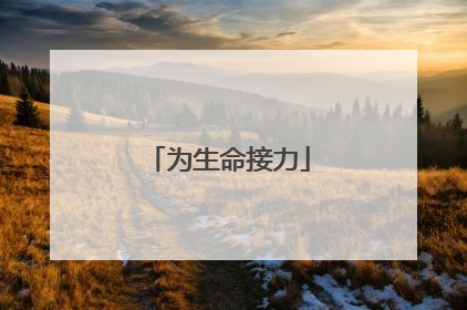 为生命接力