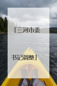 三河市委书记调整