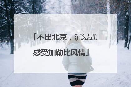 不出北京，沉浸式感受加勒比风情