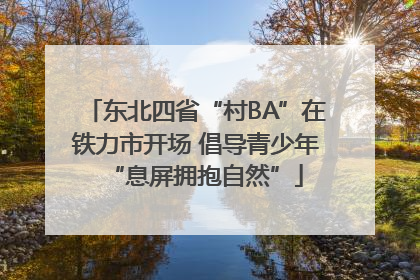 东北四省“村BA”在铁力市开场 倡导青少年“息屏拥抱自然”