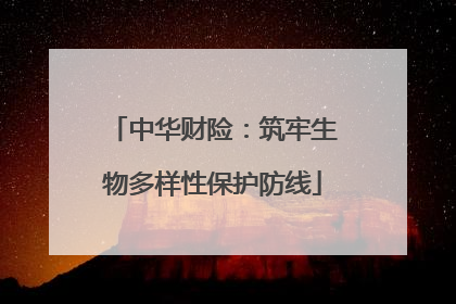 中华财险：筑牢生物多样性保护防线