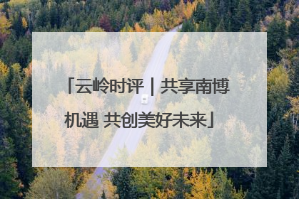 云岭时评｜共享南博机遇 共创美好未来