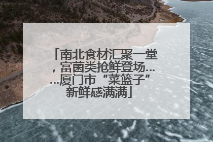 南北食材汇聚一堂，富菌类抢鲜登场……厦门市“菜篮子”新鲜感满满