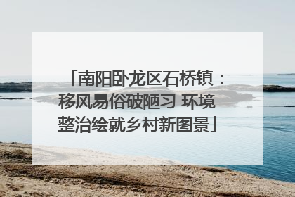 南阳卧龙区石桥镇：移风易俗破陋习 环境整治绘就乡村新图景