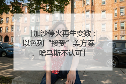 加沙停火再生变数：以色列“接受”美方案、哈马斯不认可