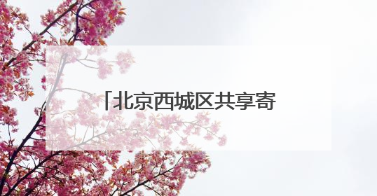 北京西城区共享寄存柜再添70余处，行李“无忧存”