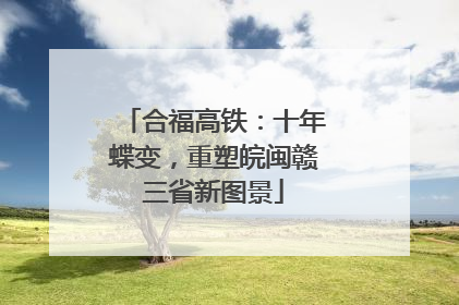 合福高铁：十年蝶变，重塑皖闽赣三省新图景