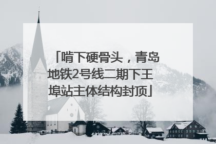 啃下硬骨头，青岛地铁2号线二期下王埠站主体结构封顶