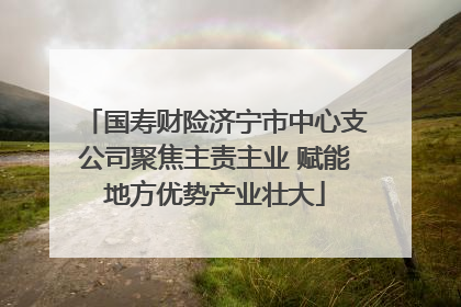 国寿财险济宁市中心支公司聚焦主责主业 赋能地方优势产业壮大