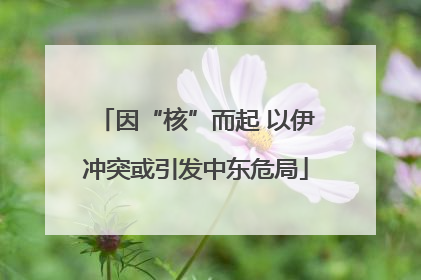 因“核”而起 以伊冲突或引发中东危局