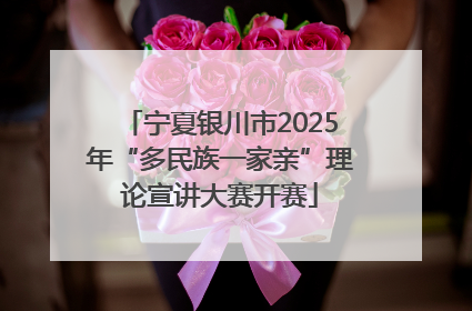 宁夏银川市2025年“多民族一家亲”理论宣讲大赛开赛