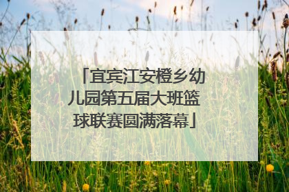 宜宾江安橙乡幼儿园第五届大班篮球联赛圆满落幕