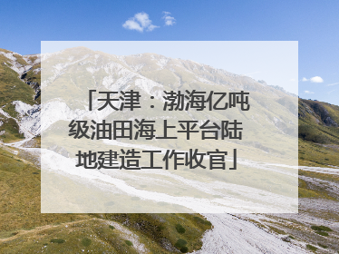 天津：渤海亿吨级油田海上平台陆地建造工作收官