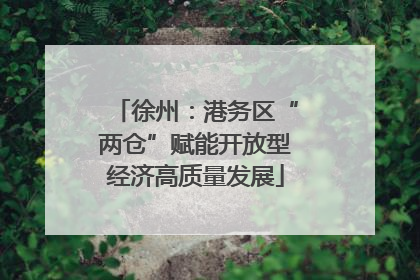 徐州：港务区“两仓”赋能开放型经济高质量发展