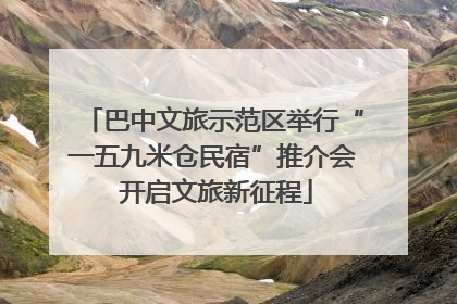 巴中文旅示范区举行“一五九米仓民宿”推介会 开启文旅新征程
