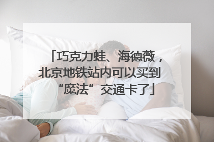 巧克力蛙、海德薇，北京地铁站内可以买到“魔法”交通卡了