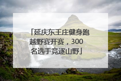 延庆东王庄健身跑越野赛开赛，300名选手竞逐山野