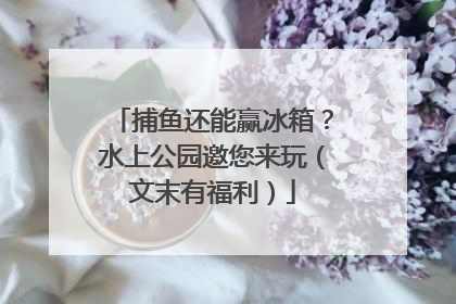 捕鱼还能赢冰箱？水上公园邀您来玩（文末有福利）