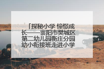 探秘小学 憧憬成长——襄阳市樊城区第二幼儿园衡庄分园幼小衔接班走进小学开展参观体验活动