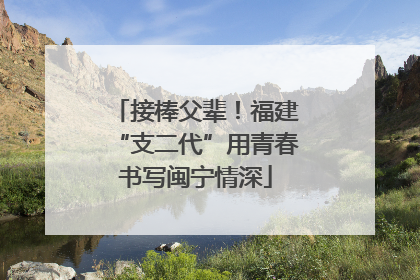 接棒父辈！福建“支二代”用青春书写闽宁情深