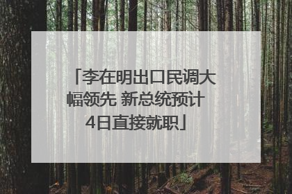 李在明出口民调大幅领先 新总统预计4日直接就职