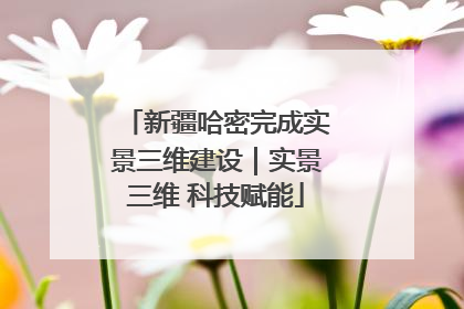 新疆哈密完成实景三维建设｜实景三维 科技赋能