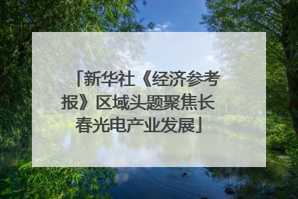 新华社《经济参考报》区域头题聚焦长春光电产业发展
