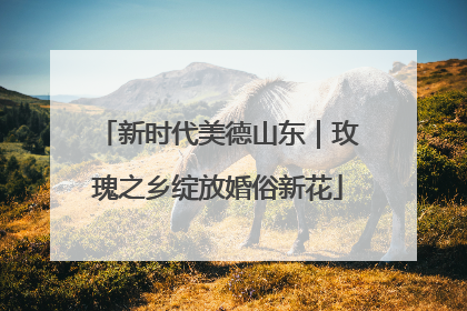 新时代美德山东｜玫瑰之乡绽放婚俗新花