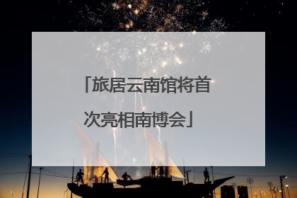 旅居云南馆将首次亮相南博会