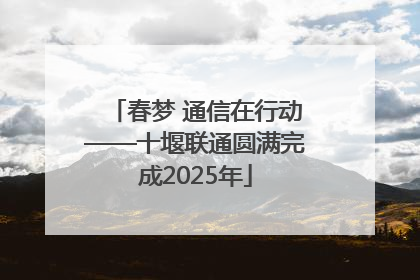 春梦 通信在行动——十堰联通圆满完成2025年