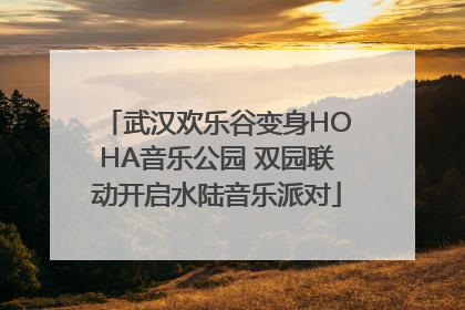 武汉欢乐谷变身HOHA音乐公园 双园联动开启水陆音乐派对