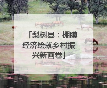 梨树县：棚膜经济绘就乡村振兴新画卷
