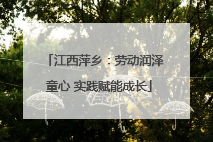 江西萍乡：劳动润泽童心 实践赋能成长