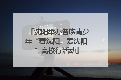 沈阳举办各族青少年“看沈阳、爱沈阳”高校行活动