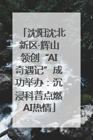 沈阳沈北新区·辉山领创“AI奇遇记”成功举办：沉浸科普点燃AI热情