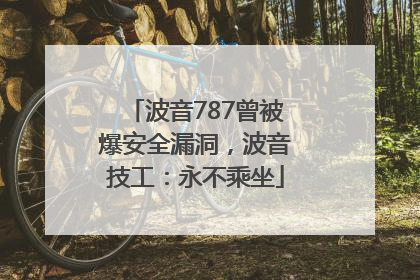 波音787曾被爆安全漏洞，波音技工：永不乘坐