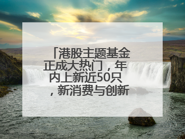 港股主题基金正成大热门，年内上新近50只，新消费与创新药刮起贝塔风