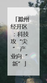 滁州经开区：科技攻“尖” 产业向“新”