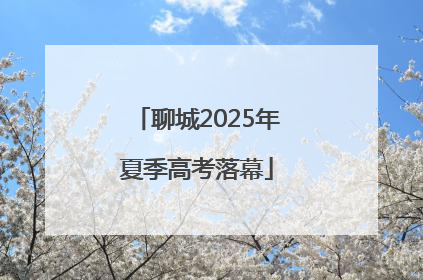 聊城2025年夏季高考落幕