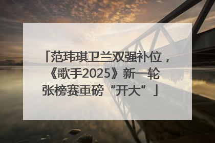 范玮琪卫兰双强补位，《歌手2025》新一轮张榜赛重磅“开大”