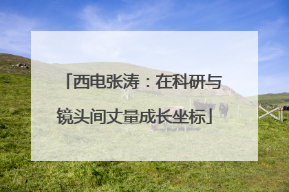 西电张涛：在科研与镜头间丈量成长坐标