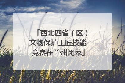 西北四省（区）文物保护工匠技能竞赛在兰州闭幕